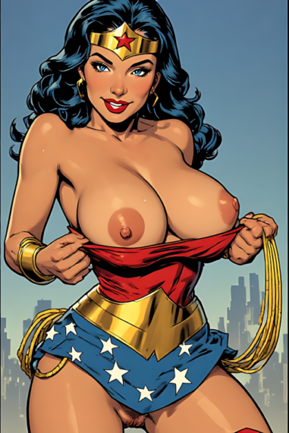 Wonder Woman from DC Vintage Comics NSFW HentaiII