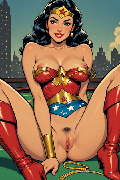 Wonder Woman from DC Vintage Comics NSFW HentaiIX