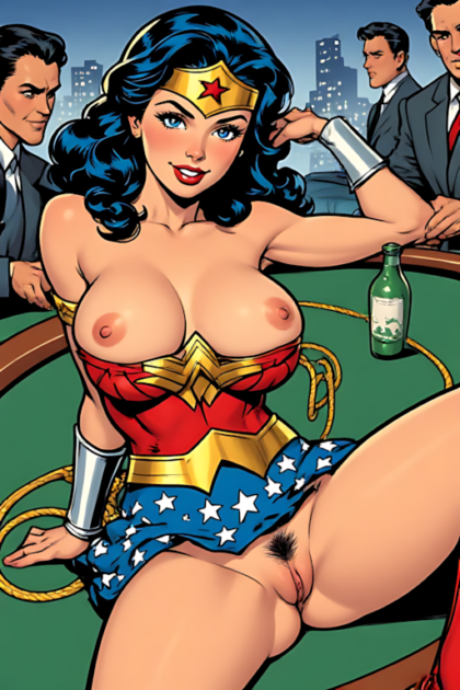 Wonder Woman from DC Vintage Comics NSFW HentaiLIV