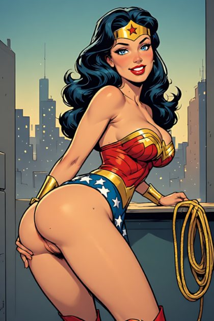 Wonder Woman from DC Vintage Comics NSFW HentaiLXIX