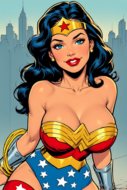 Wonder Woman from DC Vintage Comics NSFW HentaiLXVII