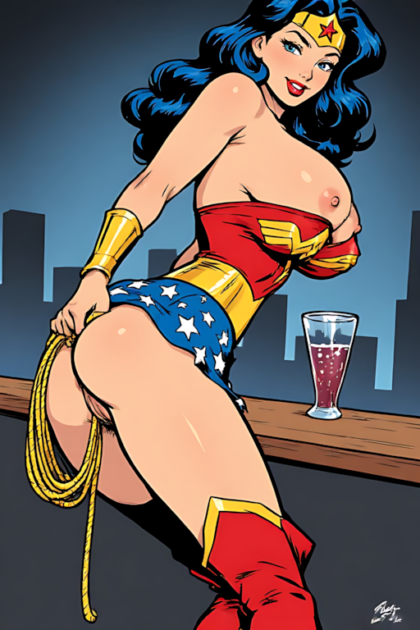 Wonder Woman from DC Vintage Comics NSFW HentaiLXVIII