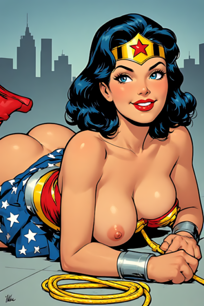 Wonder Woman from DC Vintage Comics NSFW HentaiLXXIII
