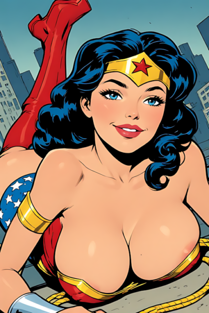 Wonder Woman from DC Vintage Comics NSFW HentaiLXXIX