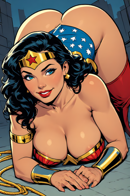 Wonder Woman from DC Vintage Comics NSFW HentaiLXXVI