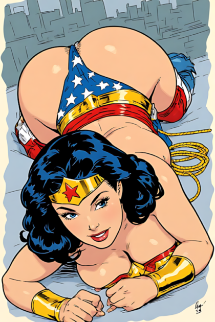 Wonder Woman from DC Vintage Comics NSFW HentaiLXXVII
