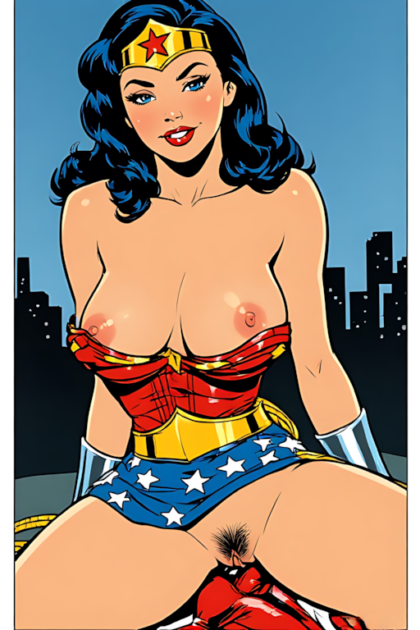 Wonder Woman from DC Vintage Comics NSFW HentaiVI