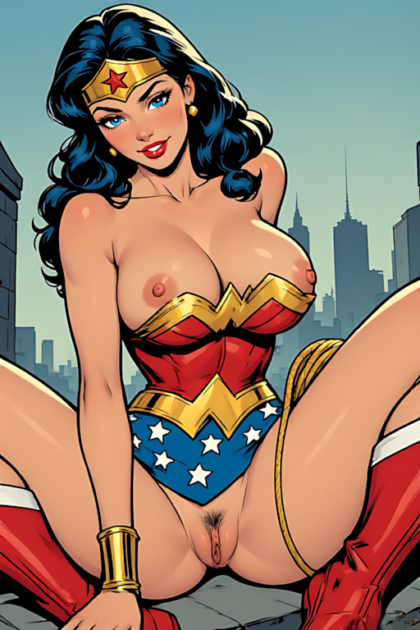 Wonder Woman from DC Vintage Comics NSFW HentaiVII