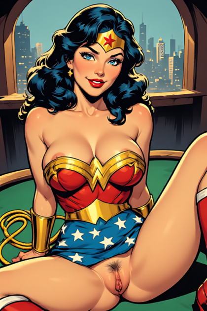 Wonder Woman from DC Vintage Comics NSFW HentaiVIII