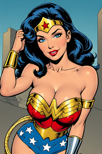 Wonder Woman from DC Vintage Comics NSFW HentaiXII
