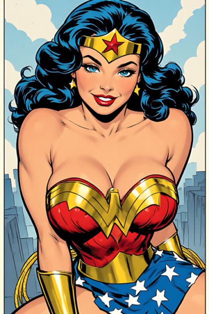 Wonder Woman from DC Vintage Comics NSFW HentaiXLV