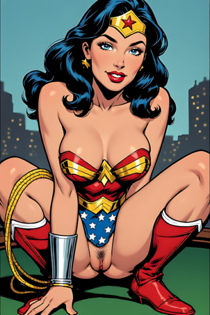 Wonder Woman from DC Vintage Comics NSFW HentaiXXII