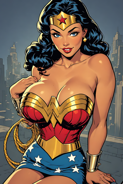 Wonder Woman from DC Vintage Comics NSFW HentaiXXIII