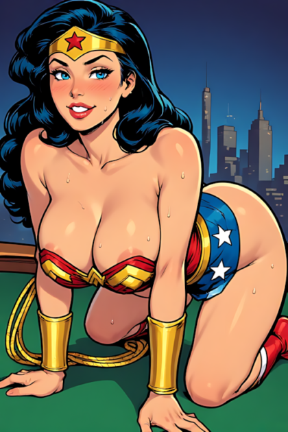 Wonder Woman from DC Vintage Comics NSFW HentaiXXIX