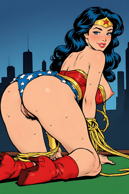 Wonder Woman from DC Vintage Comics NSFW HentaiXXXI