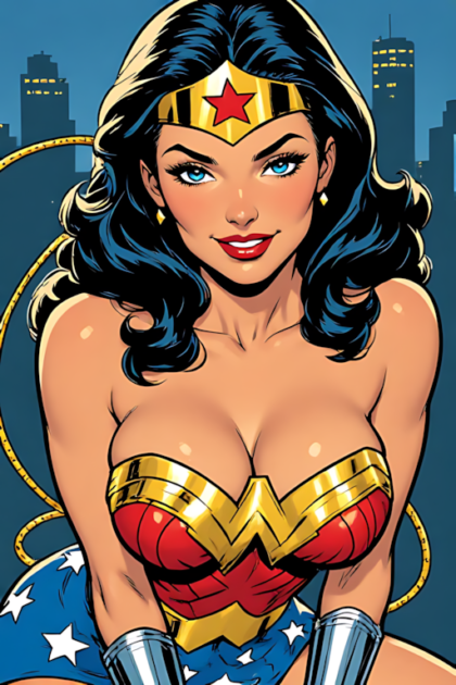 Wonder Woman from DC Vintage Comics NSFW HentaiXXXIV