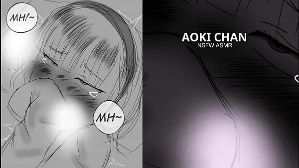 (ASMR) Anime girl masturbating hard Cute and sexy moaning
