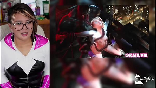 GWEN STACY GETTING HARDCORE FUCKED BY VENOM – ExotiqFox Solo Gooner Girl Masturbation Gooning