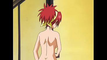 Hentai threesome sex with redheads