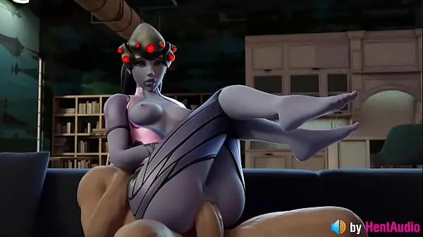 Widowmaker’s Anal ASMR (3d animation with sounds) overwatch, ass fuck, big dick