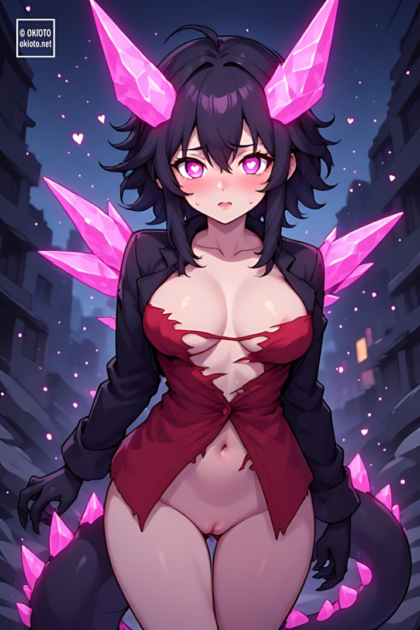 Kuroe Akaishi NSFW Kaiju Girl Caramelise HENTAIIV