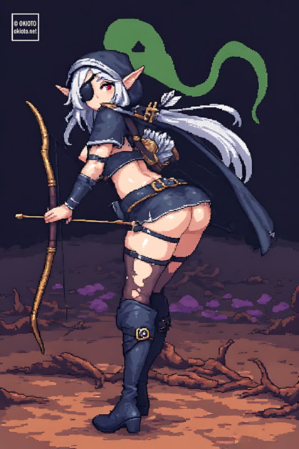 TBH Ranger Skin Plaguelands NSFW Pixel Art – Task Bar HeroXXXVI