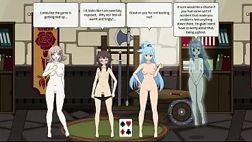 Adult Cosplayers Slow Strip During Private Game Then Intimate Encounter – Hentai