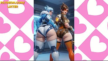 OVERWATCH TRACER AND MEI BIG ASS ANIMATED – AI HENTAI