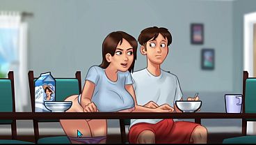 Summertime Saga Part 51 By DarkCookie – Stepsis Has Breakfast Sex With His Massive Long Cock, 3D Porn Game