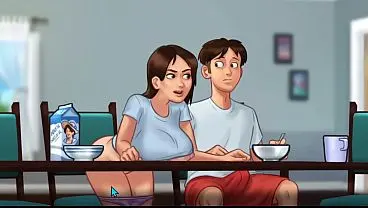 Summertime Saga Part 51 By DarkCookie – Stepsis Has Breakfast Sex With His Massive Long Cock, 3D Porn Game